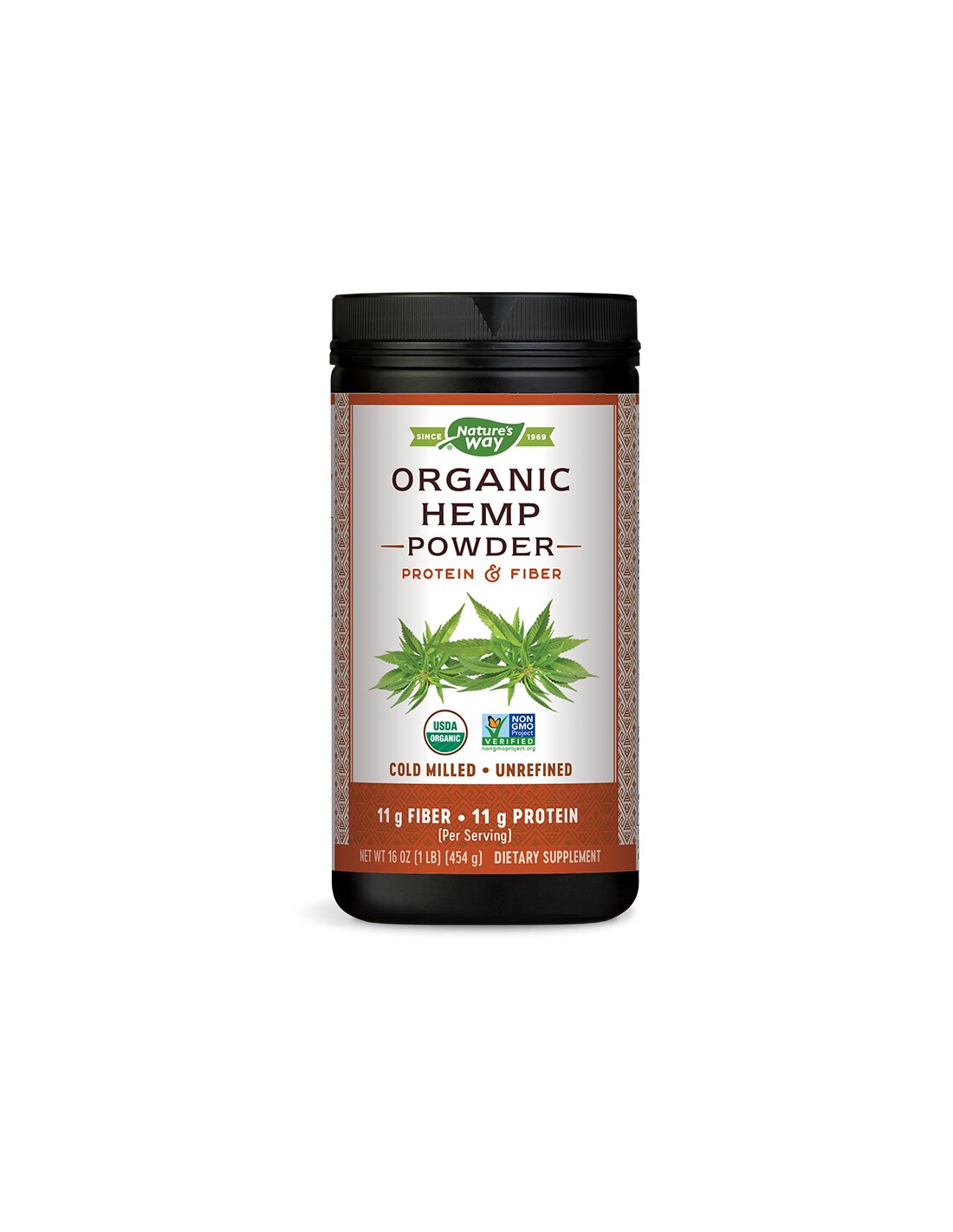 Hanfpulver Bio/Hanf mit Proteinen und Ballaststoffen x 454 g Nature's Way