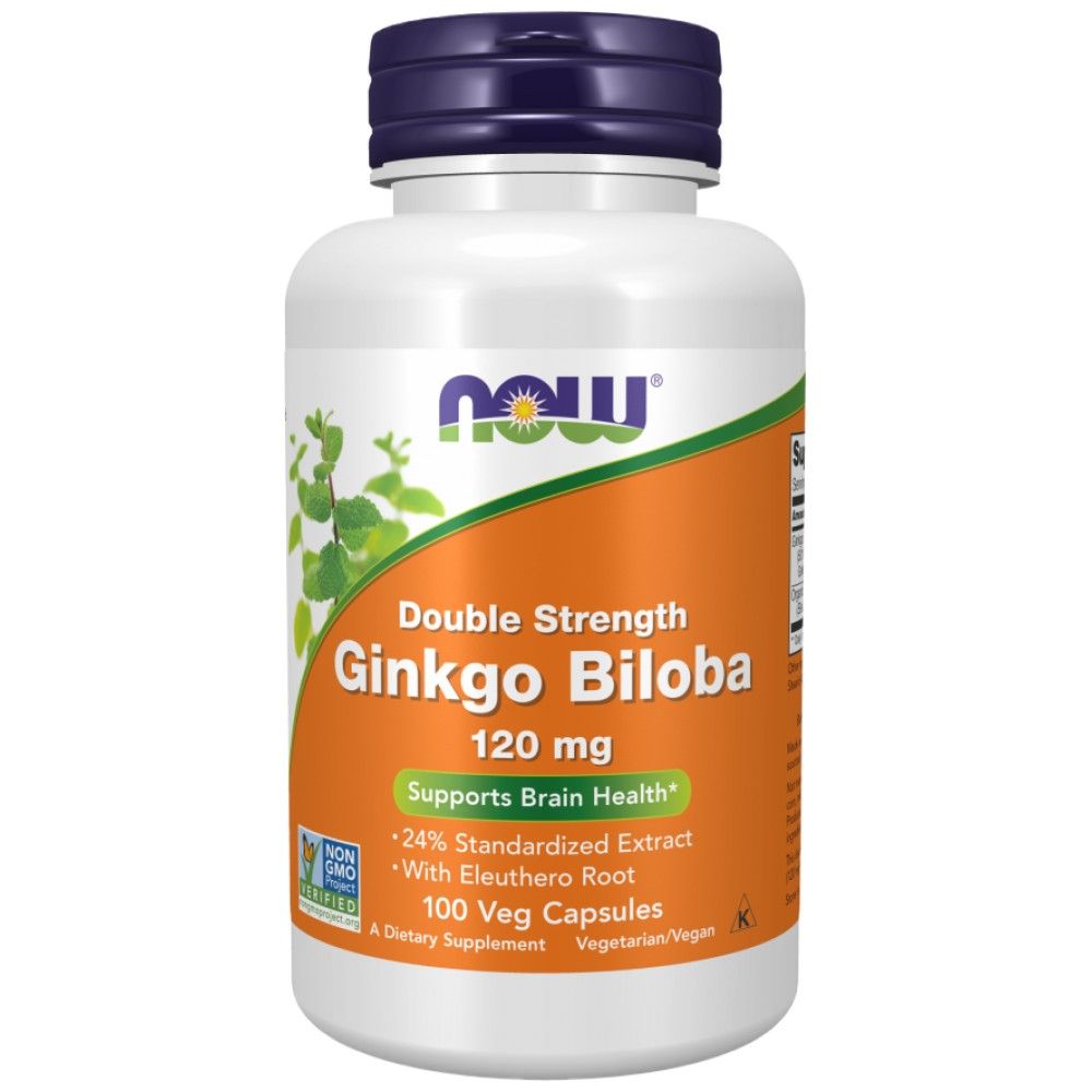 Ginkgo Biloba 120 mg / Doppelfestigkeit - 50 Kapseln