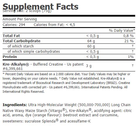 <tc>VITARGO</tc> + Kre-Alkalyn® 2000g.