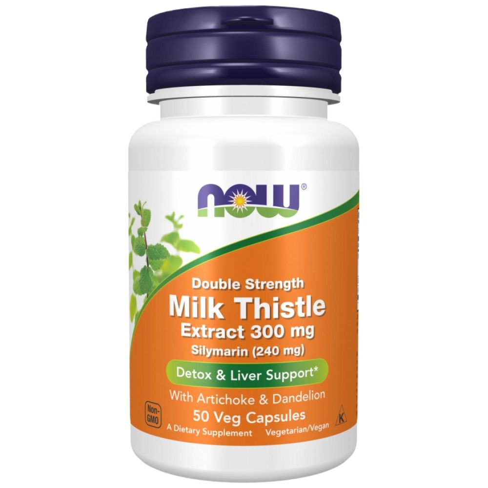 Milch Thistle - Silymarinextrakt | Doppelte Stärke mit Artischocken & Löwenzahn - 50 Kapseln
