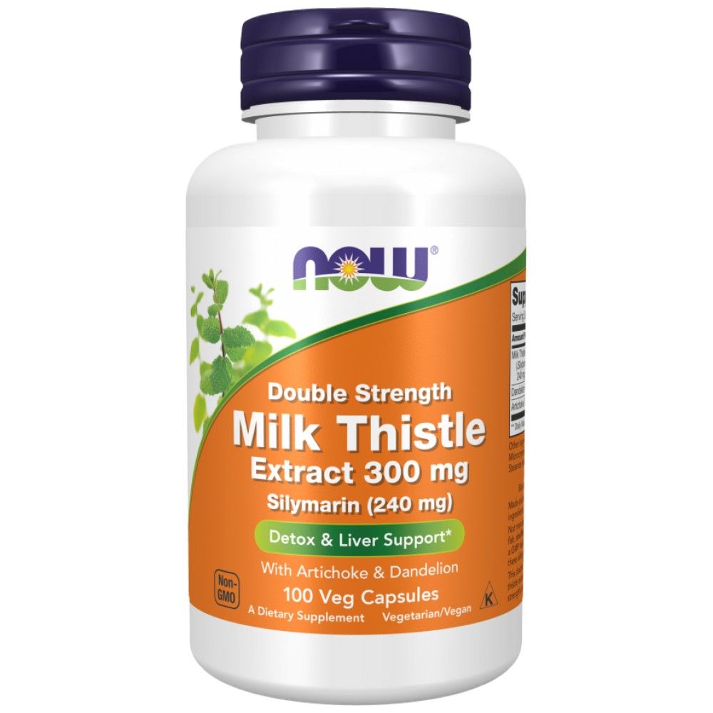 Milch Thistle - Silymarinextrakt | Doppelte Stärke mit Artischocken & Löwenzahn - 100 Kapseln