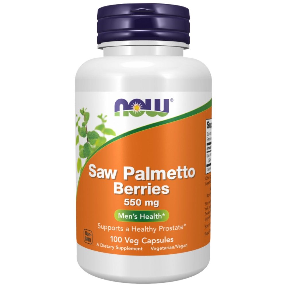 Säge Palmetto Beeren 550 mg - 100 Kapseln