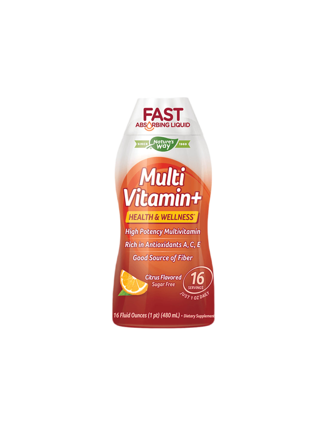 Flüssiges Multivitamin – Energie und starke Immunität, 480 ml