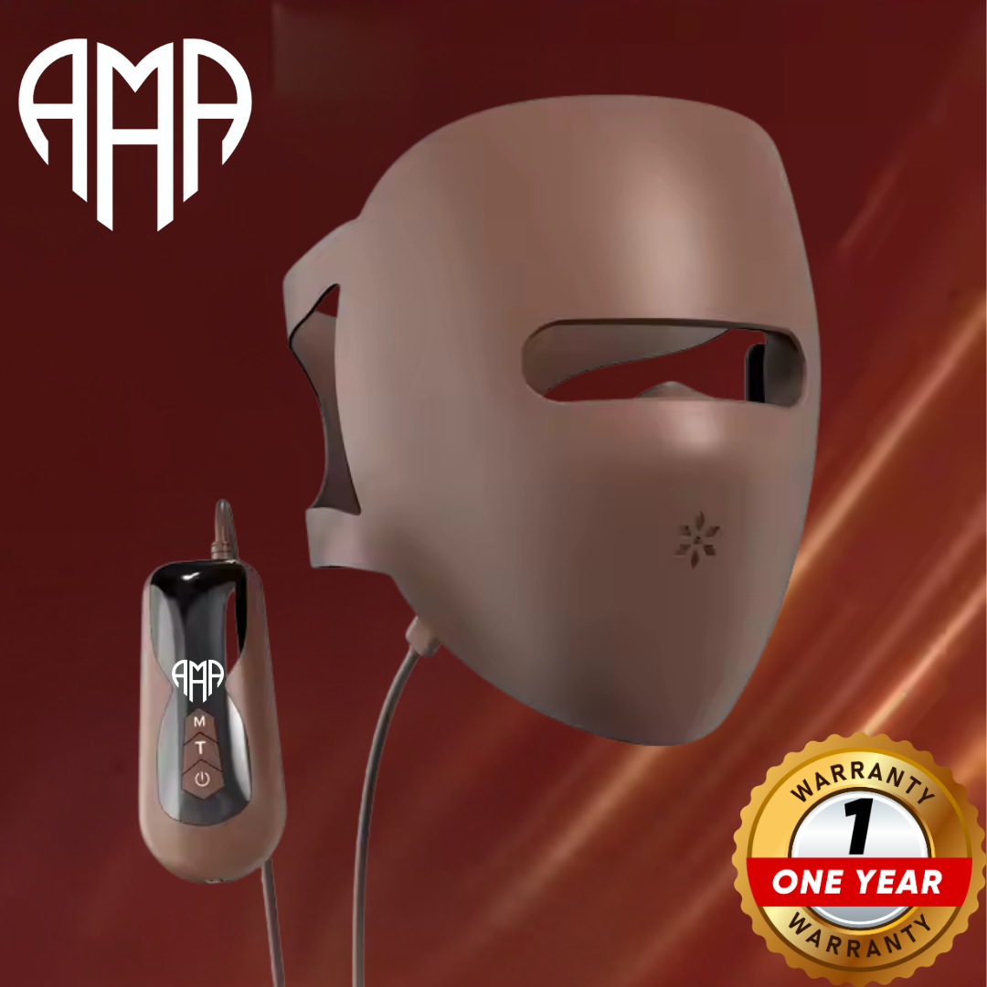 4D-LED-Gesichtsmaske mit Photonentherapie – 82 LEDs x 4 Lichtarten