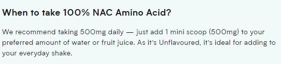 100% NAC / N-Acetyl-Cysteinpulver 200 Gramm