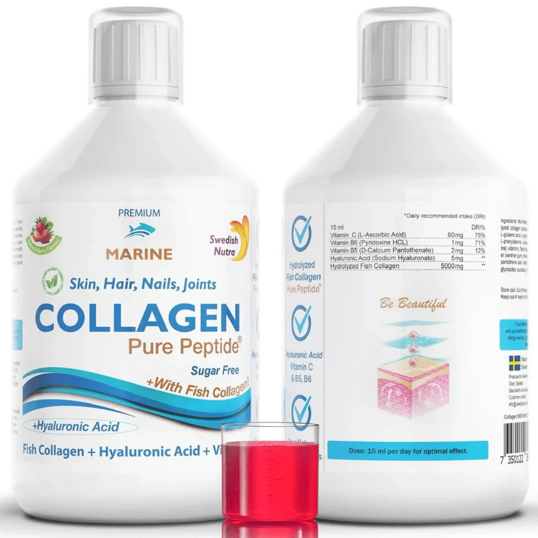 Fischkollagen 5.000 mg mit Hyaluronsäure 5 mg – 500 ml