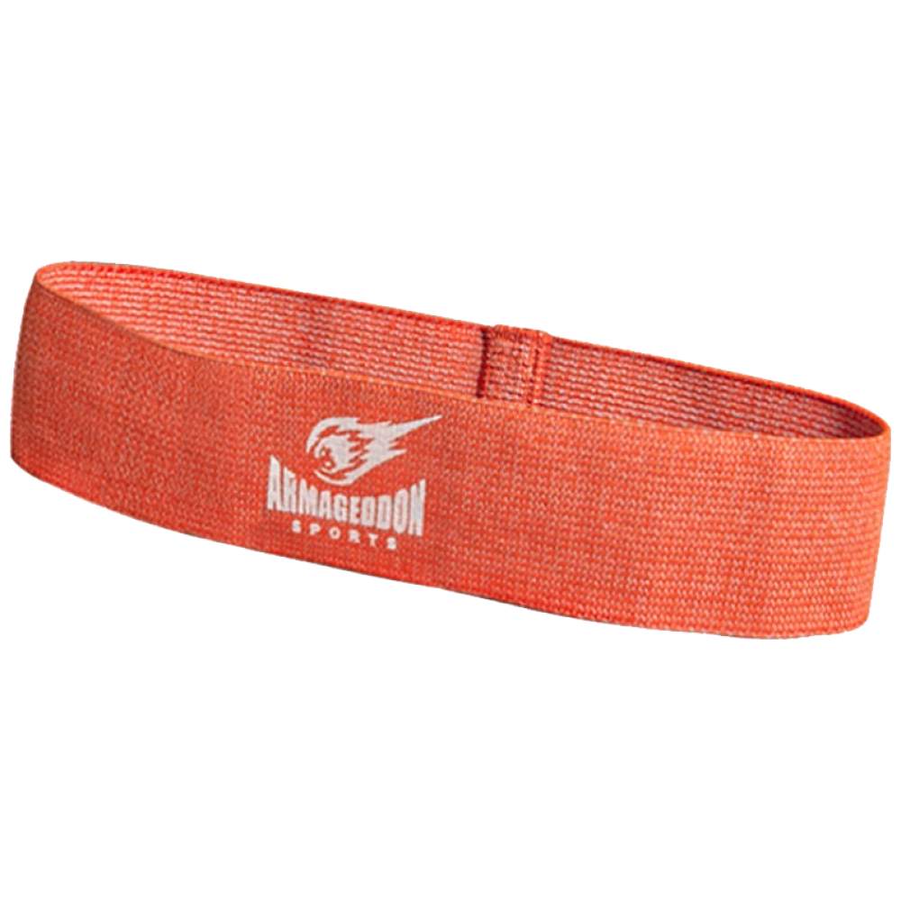 Trainingsgummi aus Textil für das Beintraining - Orange - 5 kg bis 10 kg