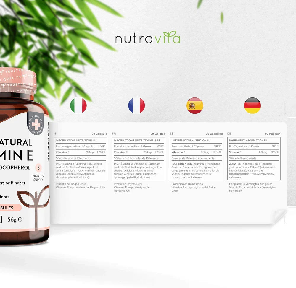 Natural Vitamin E 400iu 90 VCaps