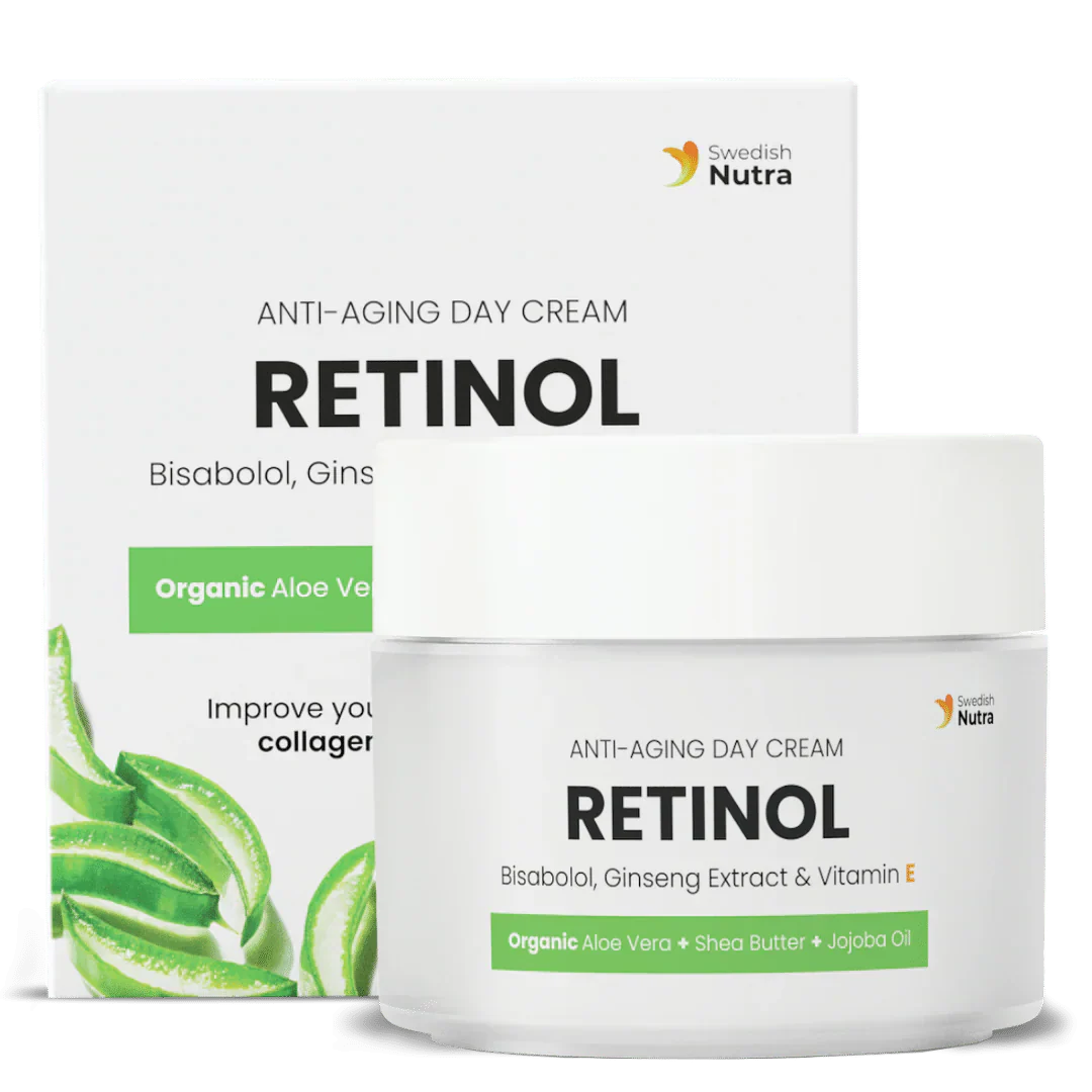 Tagescreme mit Retinol, Hyaluronsäure und Kollagen 50 ml <tc>Swedish Nutra</tc>