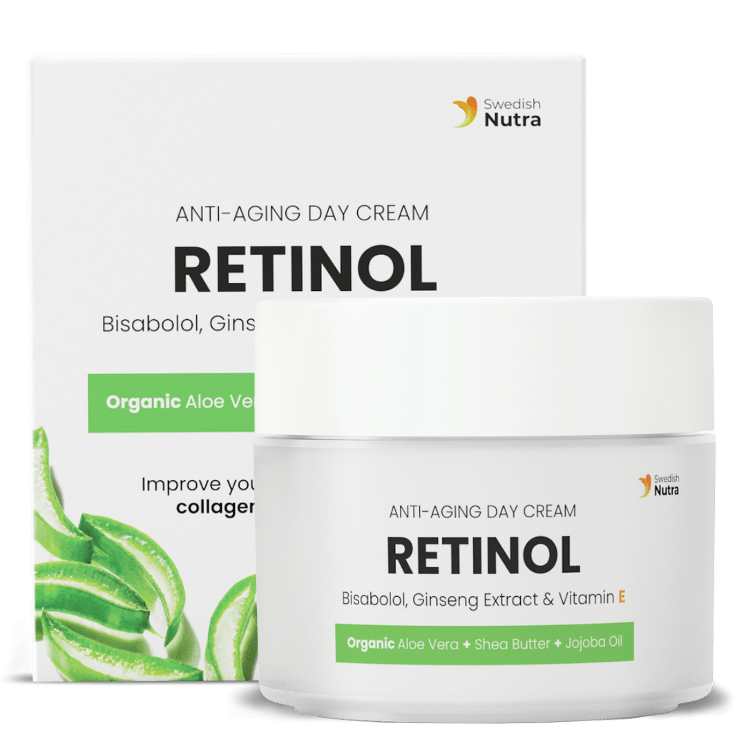 Tagescreme mit Retinol, Hyaluronsäure und Kollagen 50 ml <tc>Swedish Nutra</tc>
