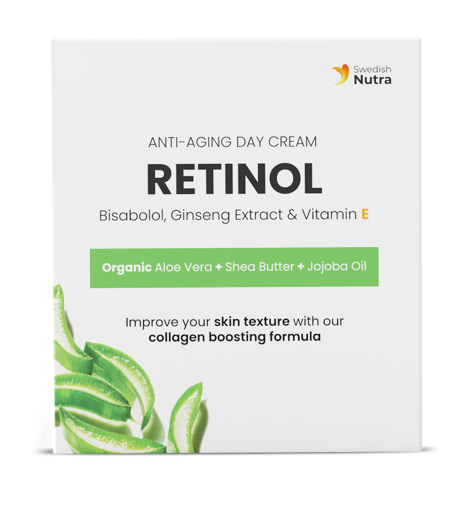 Tagescreme mit Retinol, Hyaluronsäure und Kollagen 50 ml <tc>Swedish Nutra</tc>