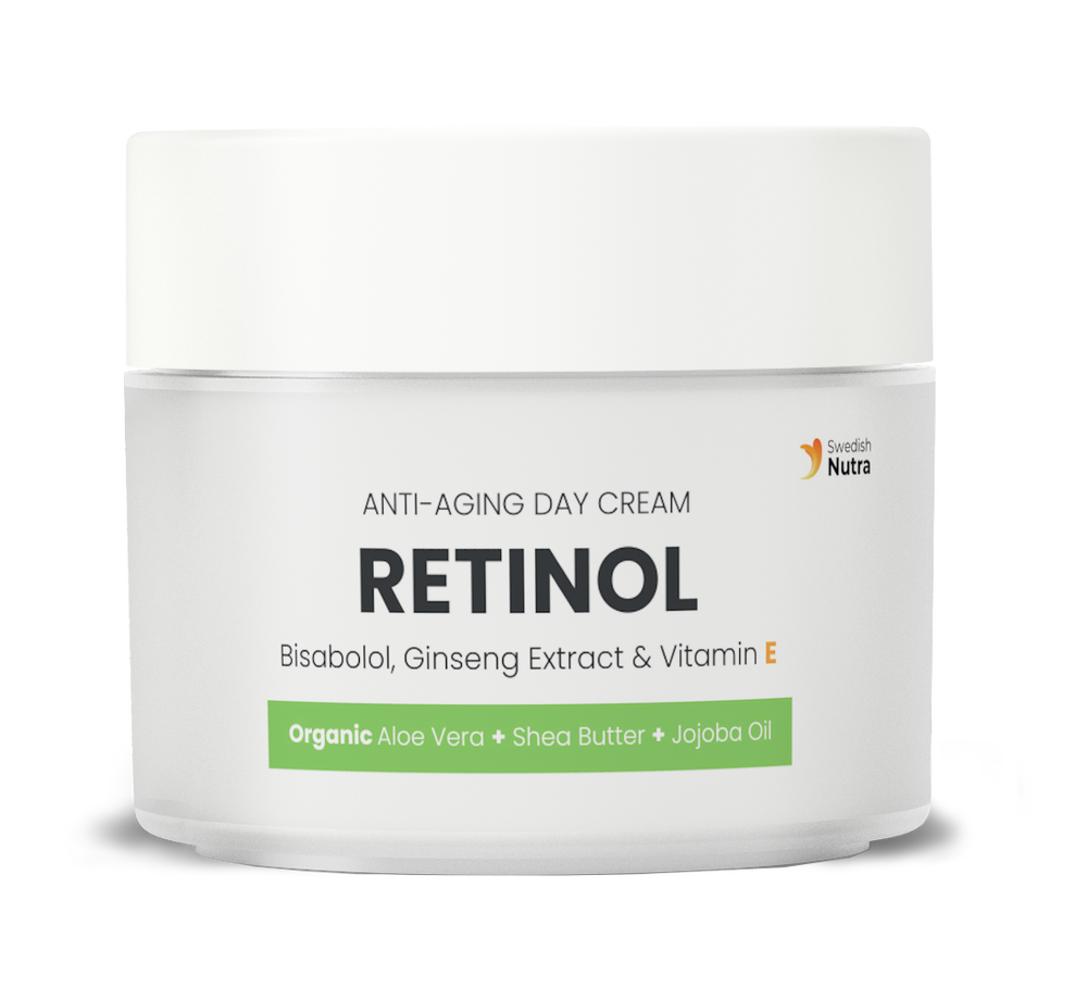 Tagescreme mit Retinol, Hyaluronsäure und Kollagen 50 ml <tc>Swedish Nutra</tc>