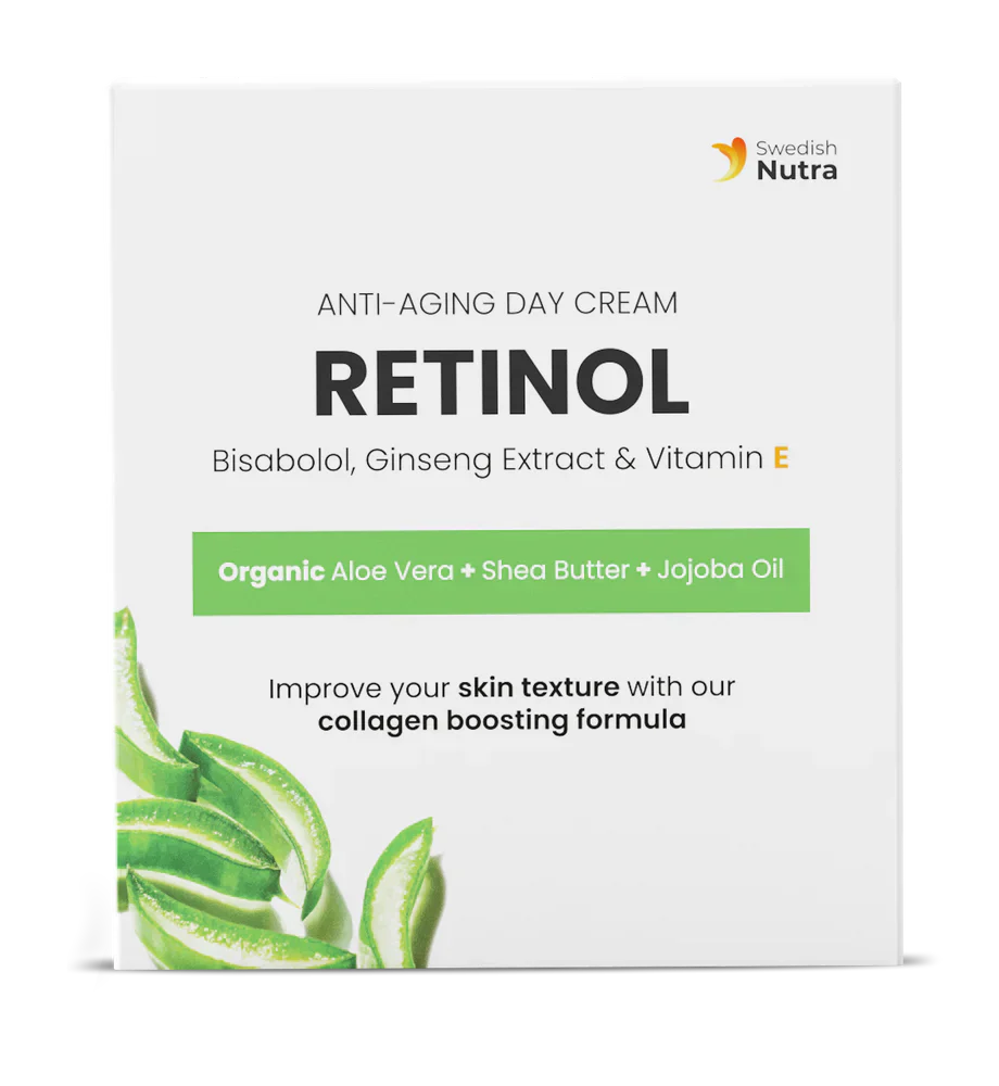 Tagescreme mit Retinol, Hyaluronsäure und Kollagen 50 ml <tc>Swedish Nutra</tc>