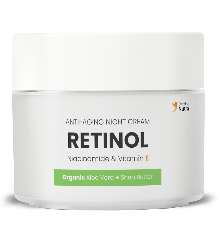 Nachtcreme mit Retinol, Hyaluron und Kollagen 50 ml <tc>Swedish Nutra</tc>