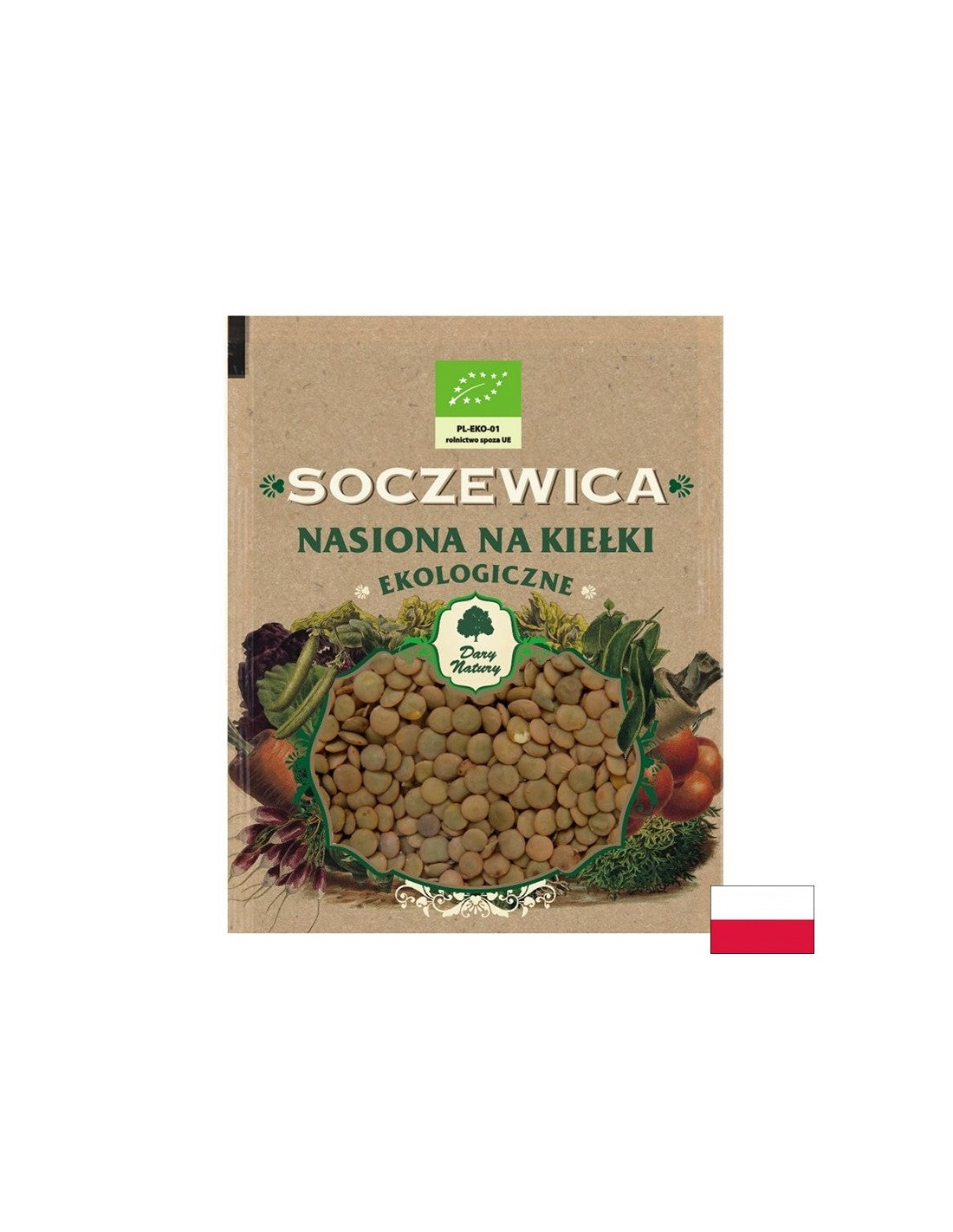 Linsen – Sprossensamen, Bio, 50 g <tc>Dary Natury</tc>