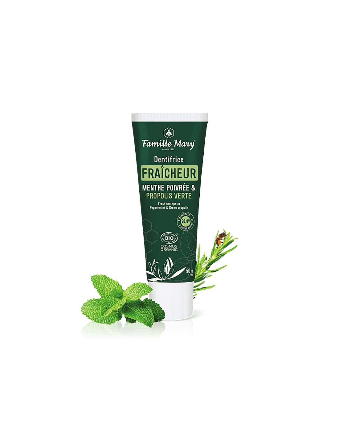 Zahnpasta mit Minze und grünem Propolis, 50 ml