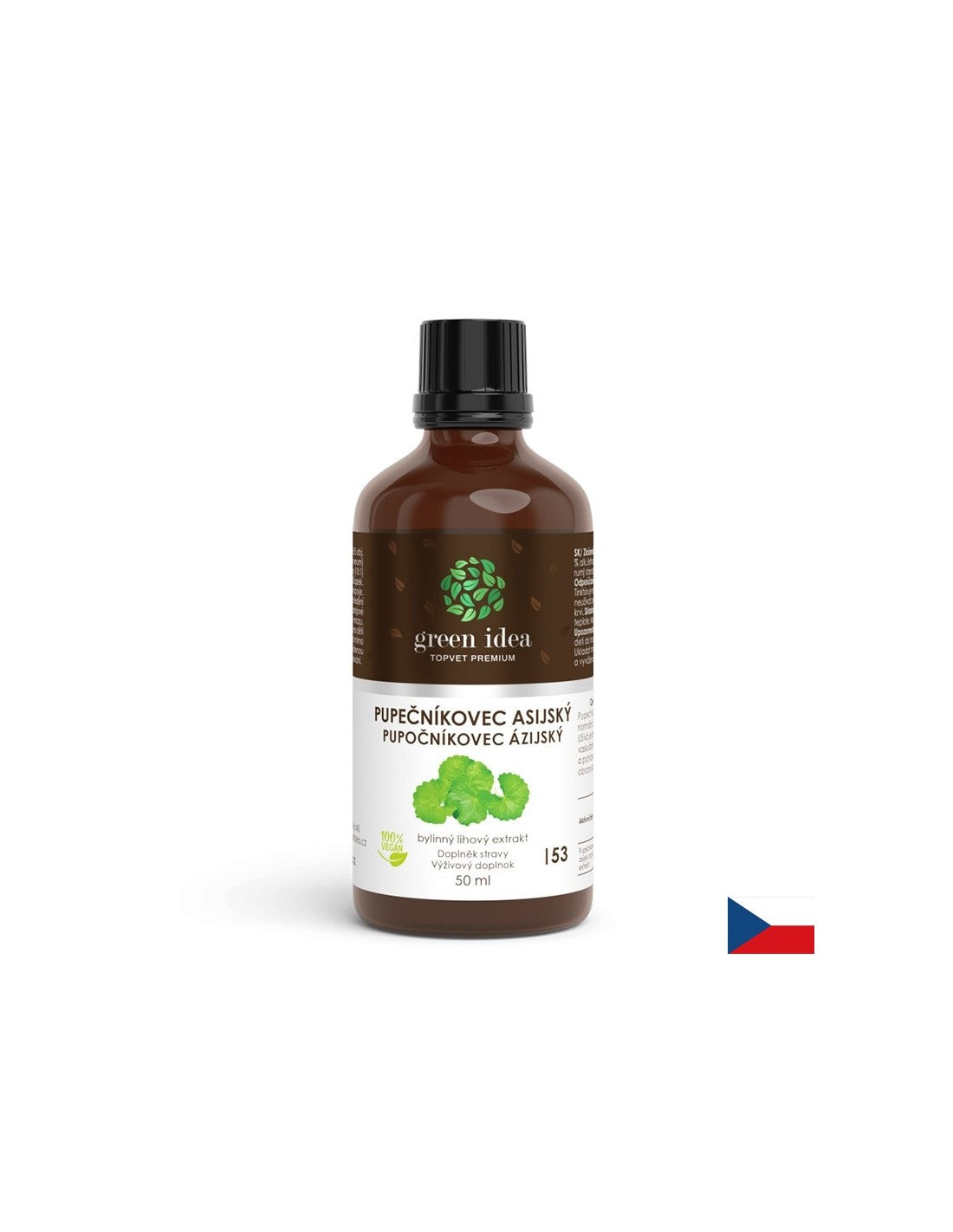 Für Blutkreislauf, Venensystem und Gehirn – Gotu Kola, 50 ml Tinktur