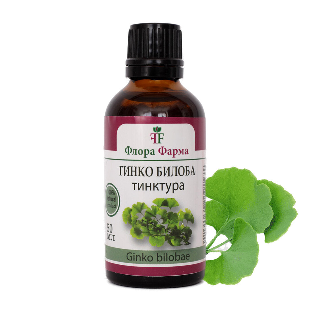 Ginkgo Biloba 500 mg – Tinktur 50 ml FLORA FARMS