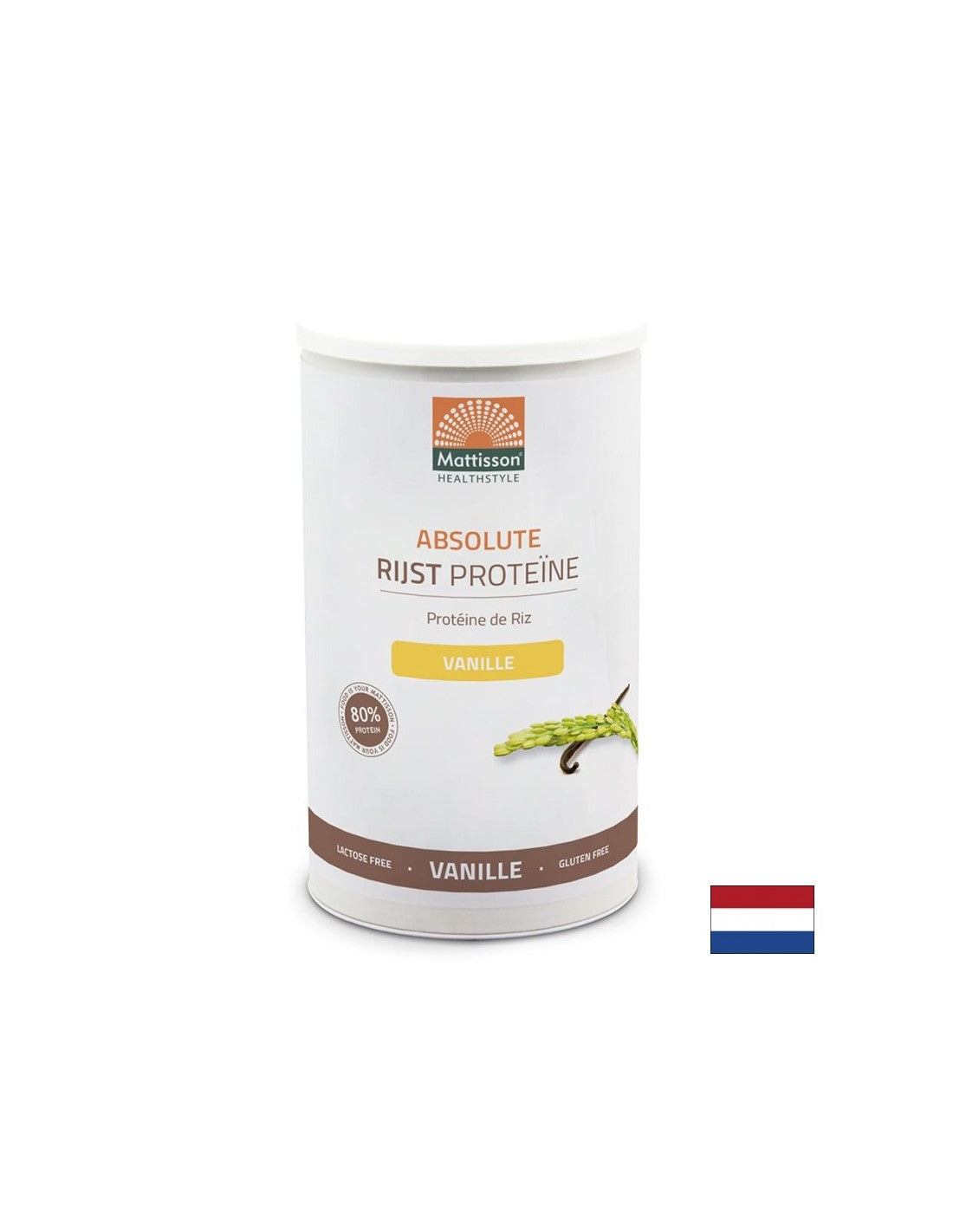 Reisproteinpulver – Vanillegeschmack, 500 g <tc>Mattisson Healthstyle</tc>