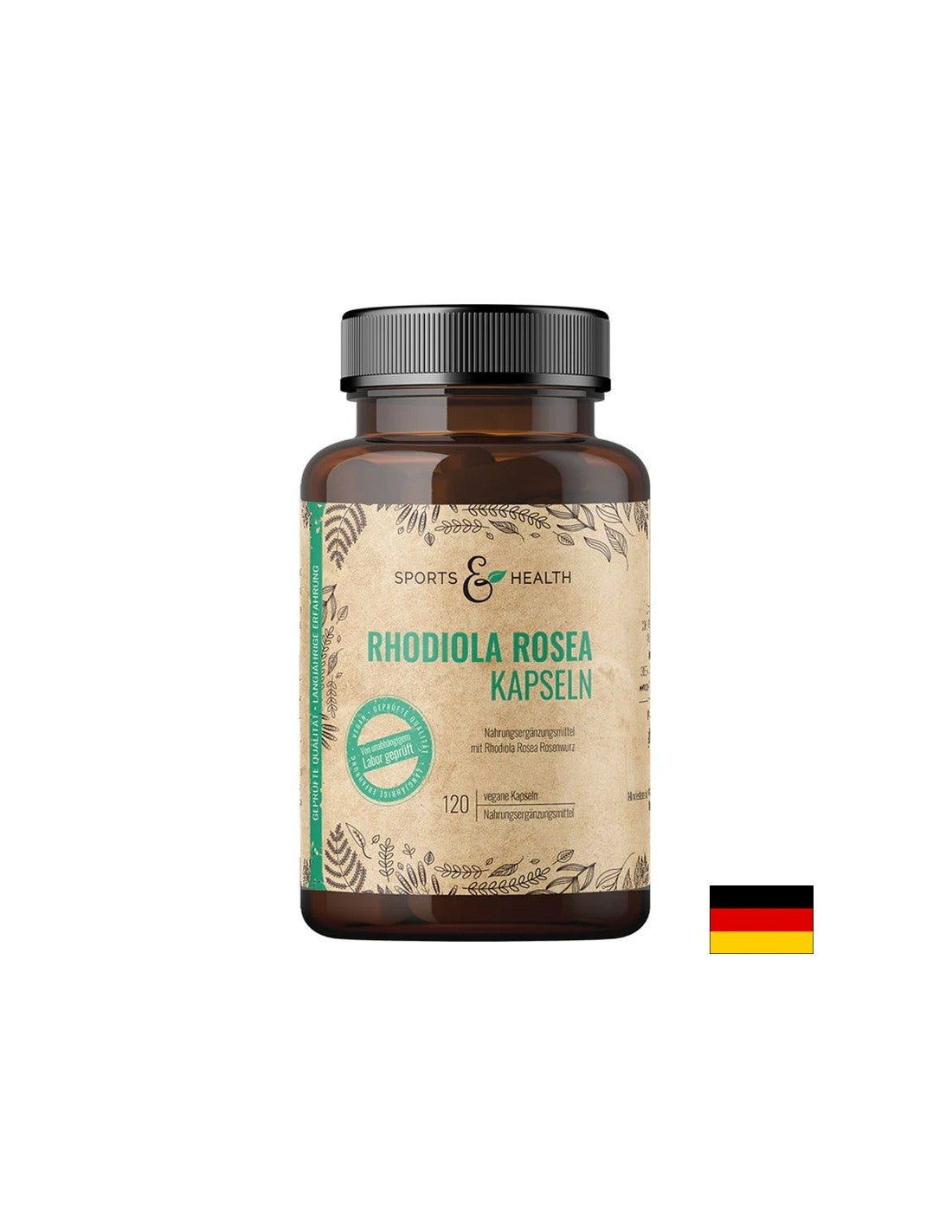 Stress und gute Laune – Goldene Wurzel, 500 mg x 120 Kapseln
