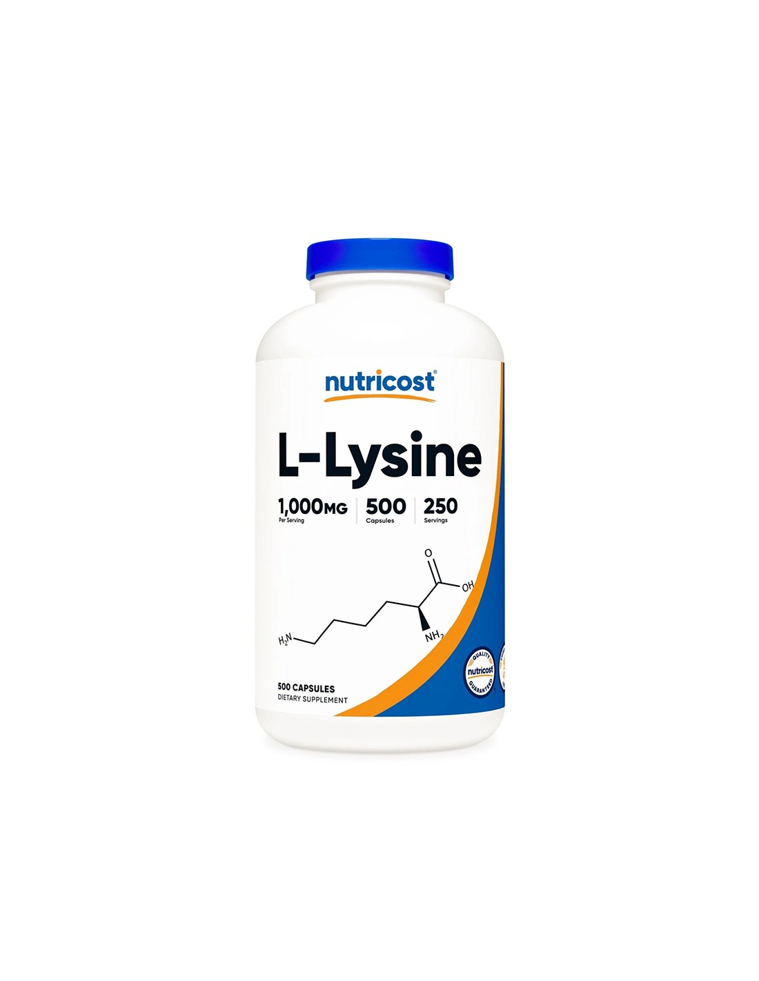 Herpes simplex, Immungesundheit – L-Lysin 500 mg, 500 Kapseln