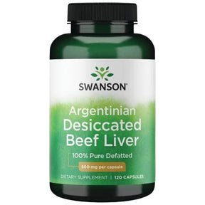 Argentinian Desiccated Beef Liver 500 mg 120 capsules - Nutra Best Europe