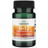 B-12 Hydroxycobalamin 1000 MCG 60 kaubare Tabletten