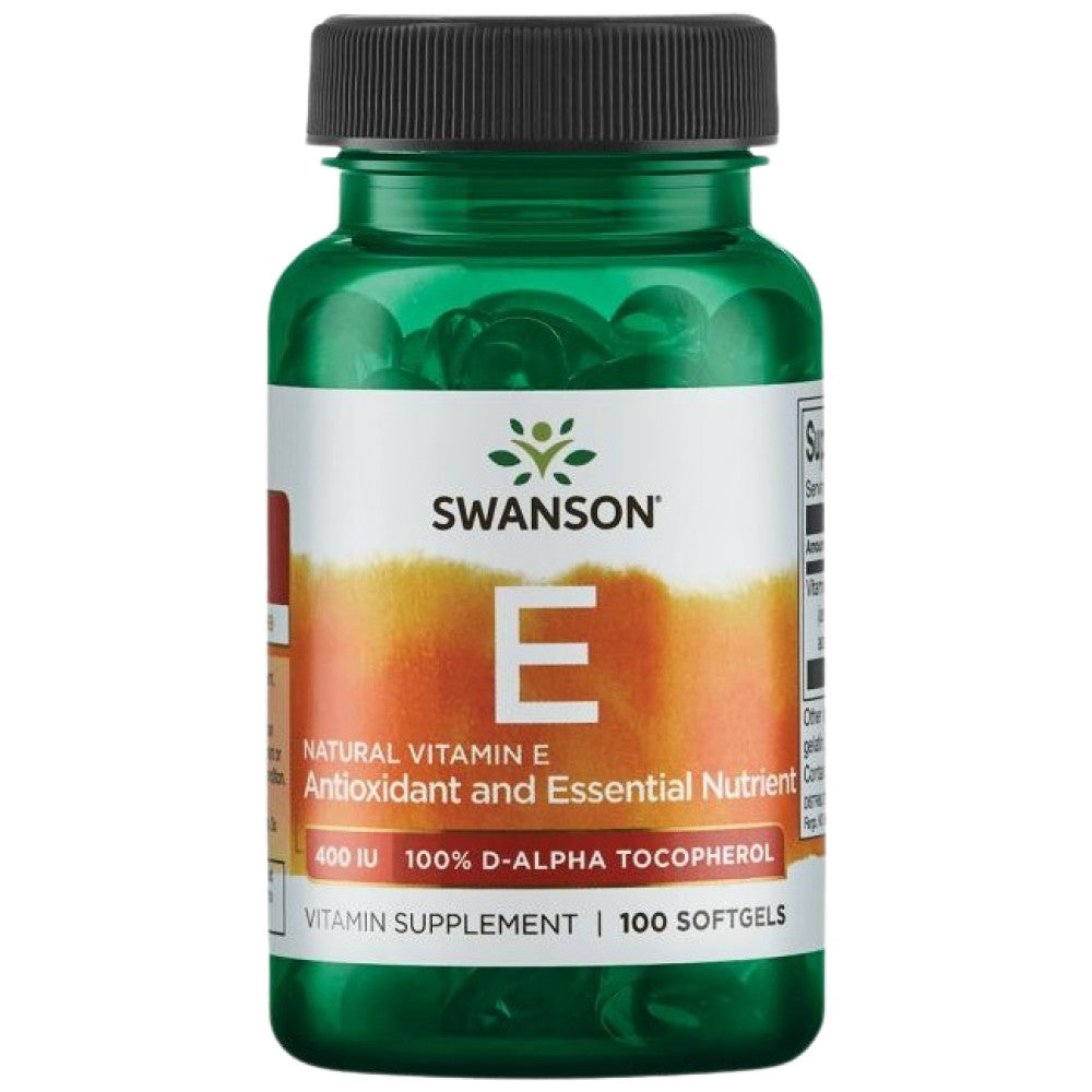 Vitamin E 400 IU natürliche 100 Gelkapseln