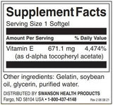 Natural Vitamin E 1000 IU - 60 Gelkapseln