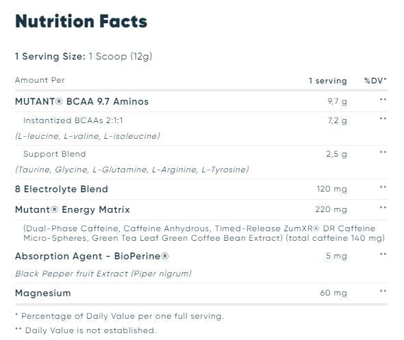 BCAA 9,7 Energie - 0,360 kg