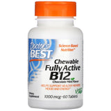 Beste Kautable vollständig aktives B12 / Methylcobalamin 1000 mcg - 60 kaubare Tabletten