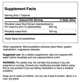 Rhodiola Rosea Extrakt | 3% R<tc>Osavi</tc>ns 60 Kapseln
