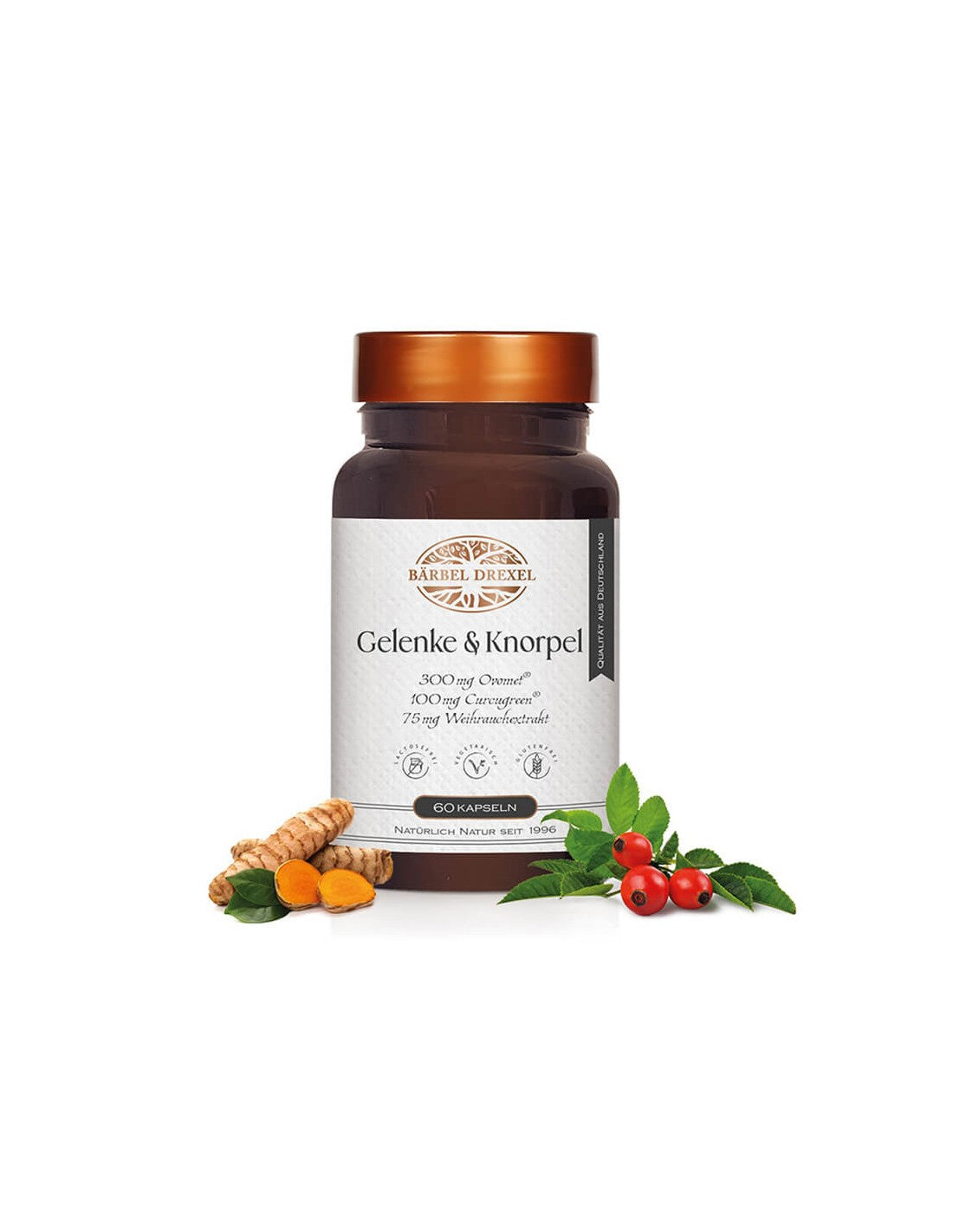 Gelenkformel mit Kollagen, Elastin, Vitaminen und Kräutern – Gegen Schmerzen und Entzündungen, 60 Kapseln <tc>Bärbel Drexel</tc>