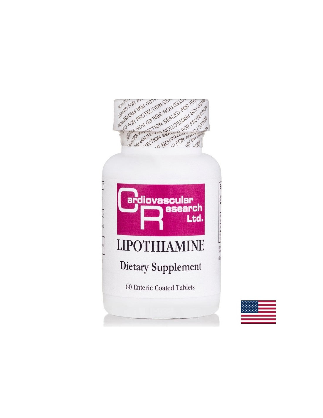 Nervensystem und Gehirnfunktion – Lipothiamin – Thiamin + Alpha-Liponsäure, 60 Tabletten