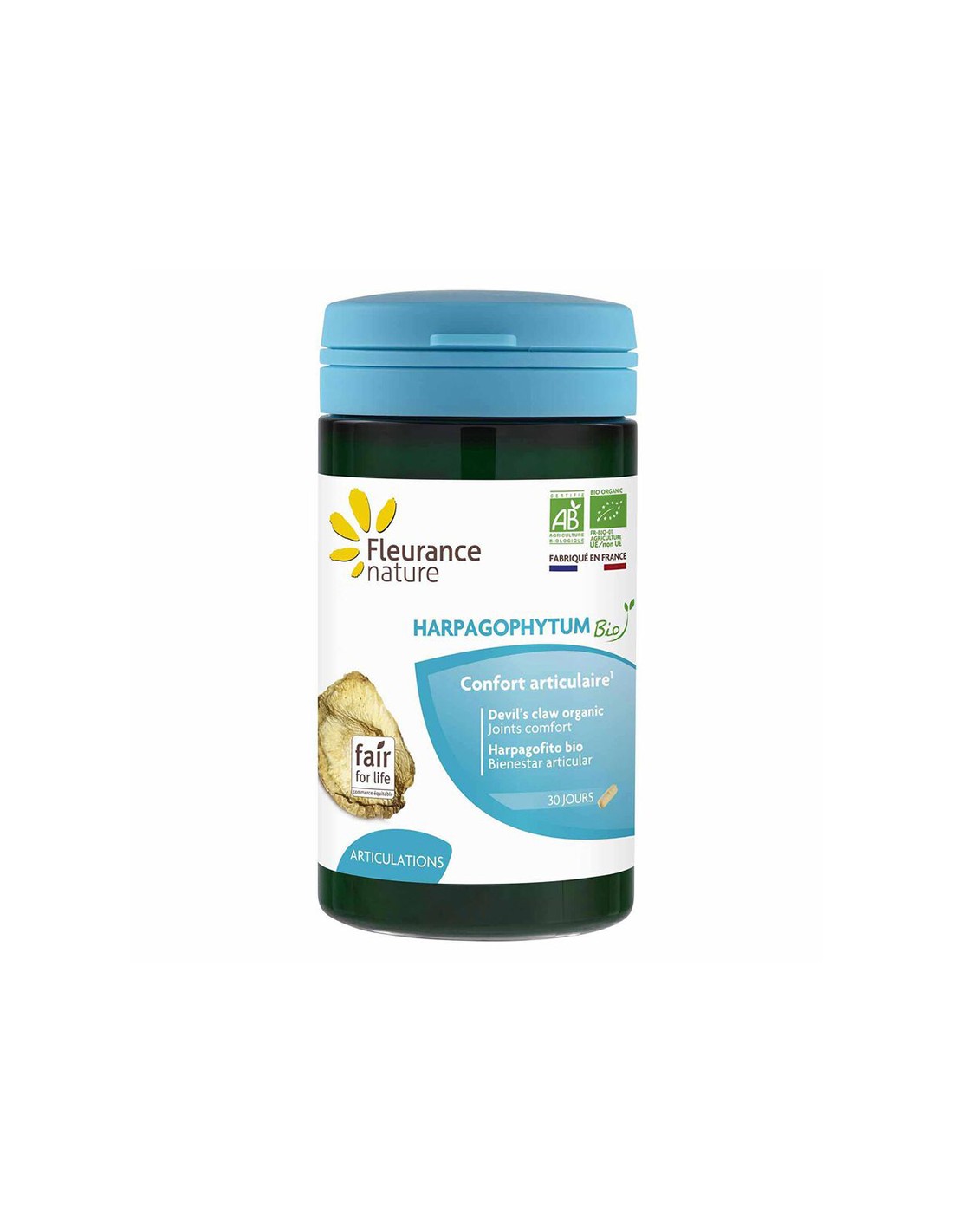 Starke Immunität und gesunde Gelenke – Teufelskralle Bio, 60 Tabletten Fleurance Nature