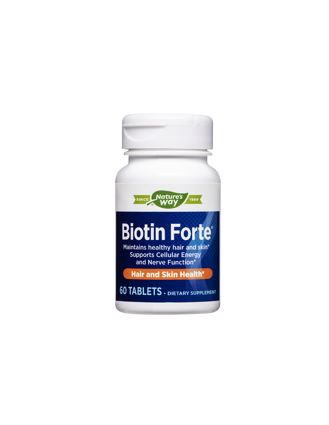 Biotin forte – Haare, Haut und Nägel – Formel mit Vitaminen, 60 Tabletten