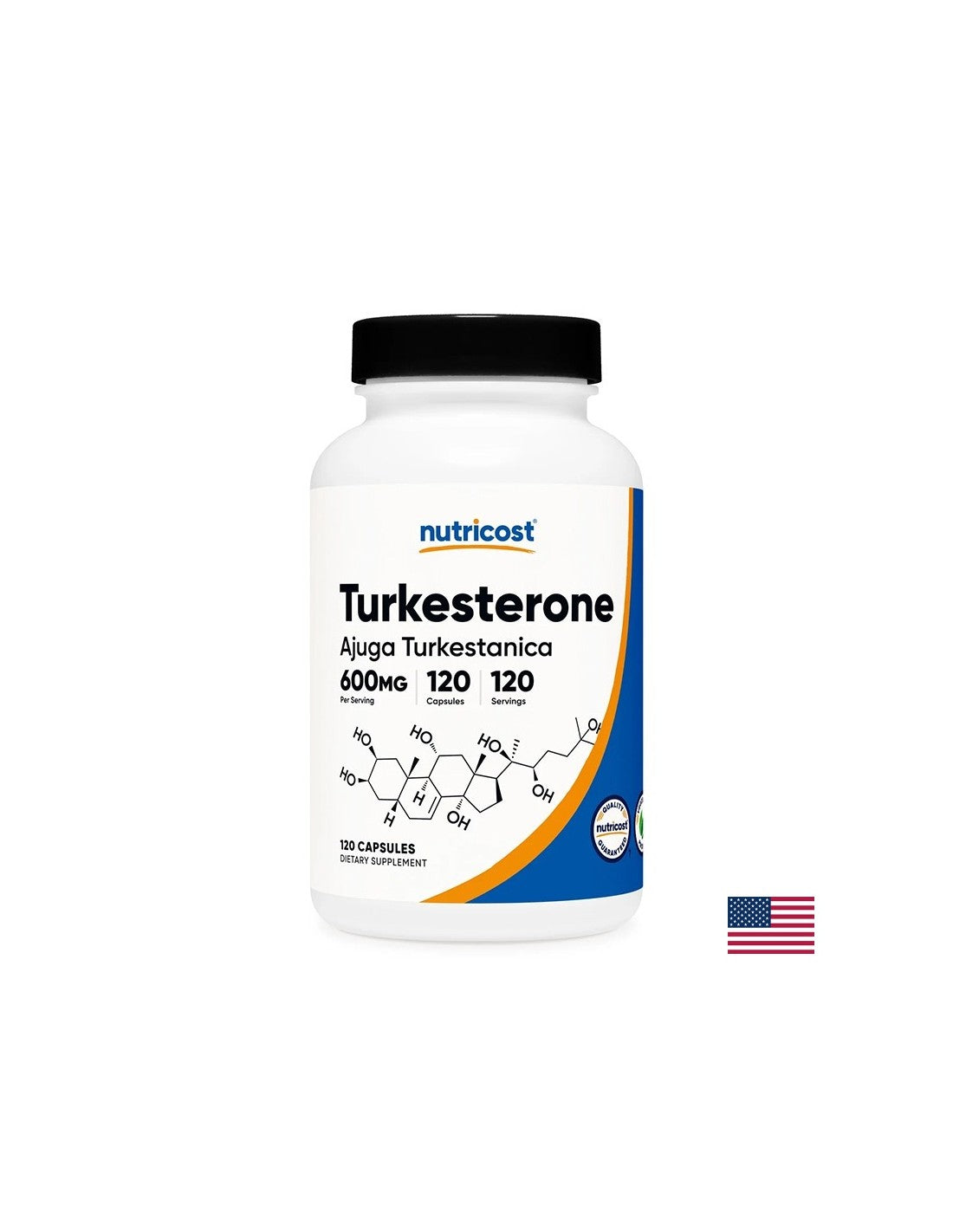 Muskelmasse und Ausdauer – Turkesteron, 60 mg x 120 Kapseln