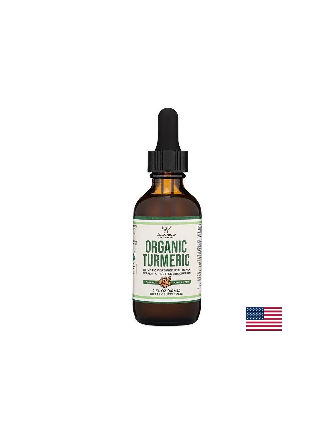 Knochen und Gelenke – Kurkuma + schwarzer Pfeffer, Ingwer, Rosmarin, Zimt und Salbei, 60 ml Tropfen
