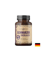 Bei hohem Cholesterinspiegel – Schwarzer Knoblauch, 600 mg x 180 Kapseln