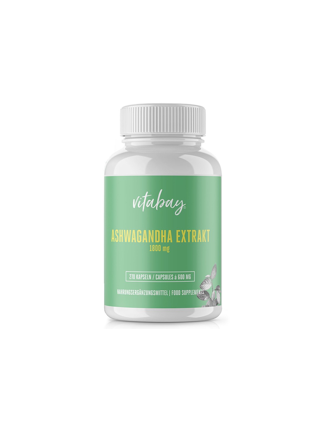 Stress und gute Laune – Ashwagandha, 600 mg x 270 Kapseln