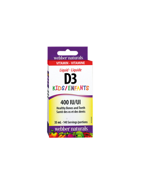 Vitamin D3 Kids/ Vitamin D3 for children 400 IU x 35 ml/ 140 doses - Nutra Best Europe
