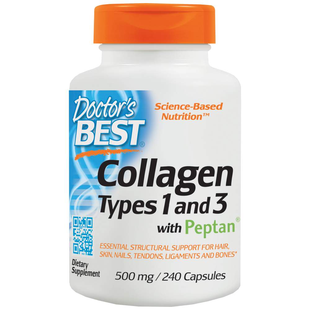 Beste Kollagen Typen 1 & 3 /500 mg - 240 Kapseln