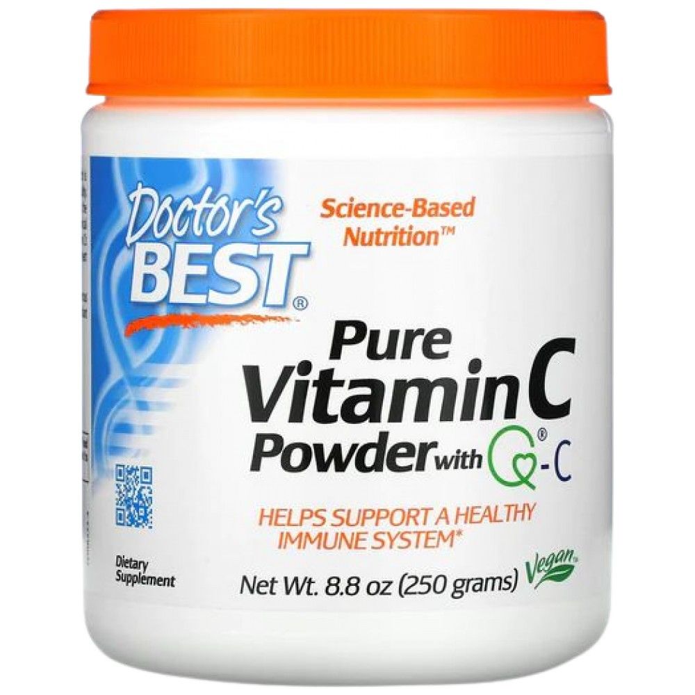 Reines Vitamin -C -Pulver | Q® -C - 250 Gramm