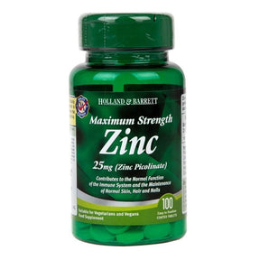 Zinc Picolinate 25 mg / Maximum Strength / 100 Tabs - 0 - Nutra Best Europe