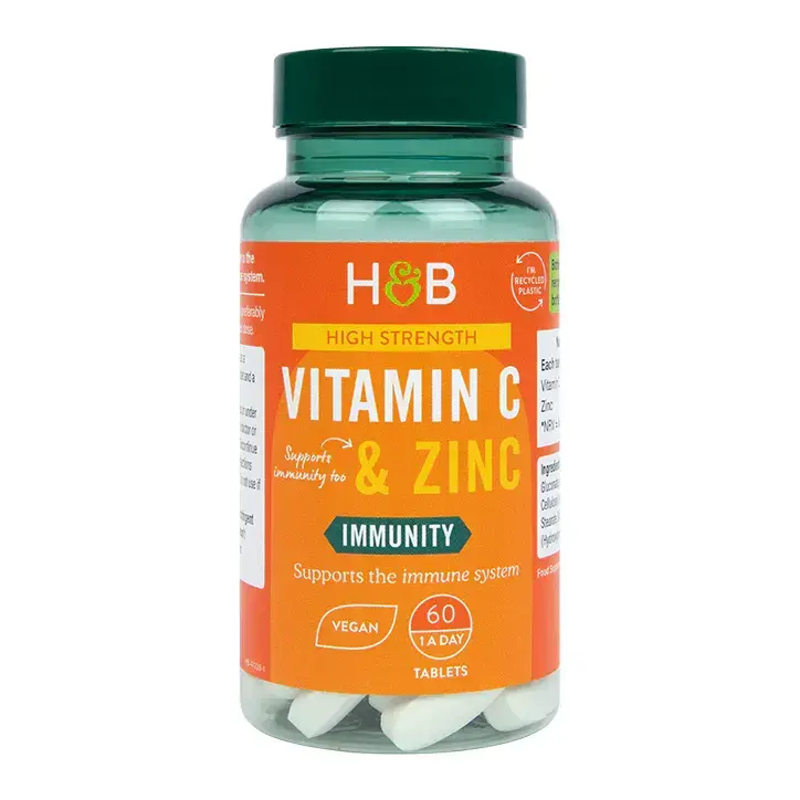 Vitamin C + Zink (Vitamin C + Zink) 60 Tabletten Holland & Barrett