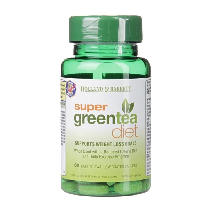 Supergrüne Tee -Diät/thermogener Brenner - 60 Caplets