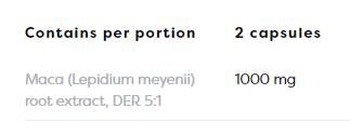 MACA 1000 mg - 60 Kapseln
