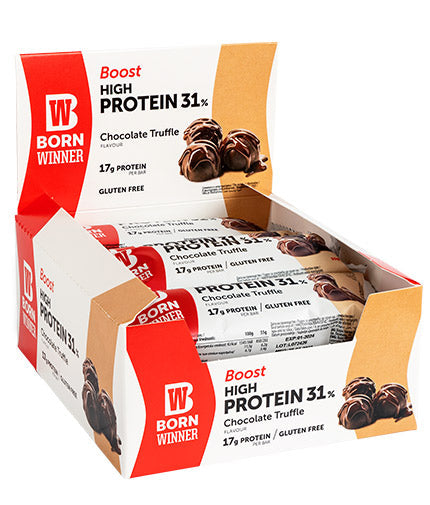 Steigern Sie 31% hohe Proteinbalken - 12 x 55 Gramm