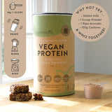 Veganes Protein + Enzyme - 750 g (Schokolade) <tc>Nutravita</tc>