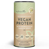 Veganes Protein + Enzyme - 750 g (Vanille) <tc>Nutravita</tc>